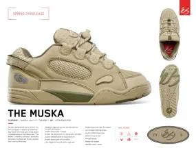 és Muska Shoe - Tan/Green