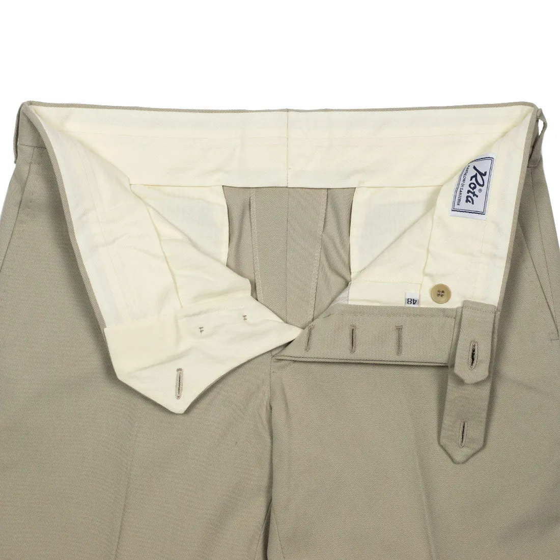 Sand heavy twill cotton trousers (restock)