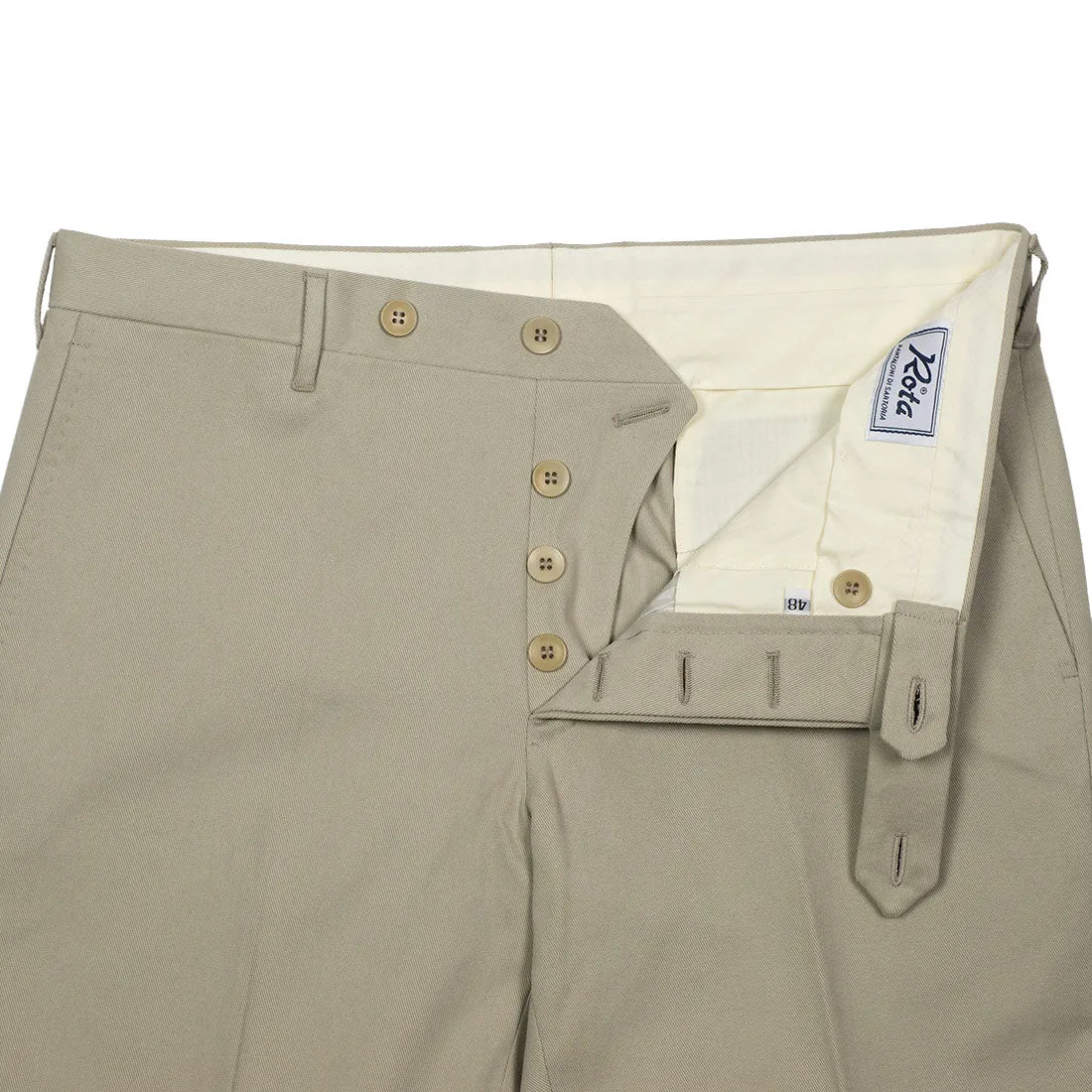 Sand heavy twill cotton trousers (restock)