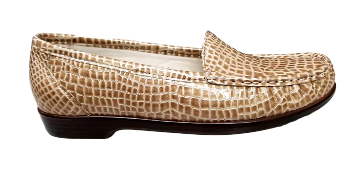 SAS Women's |Tripad |Simplify-200 Beige Croc |Loafer Shoes| WOMEN'S FOOT WEAR@BRANDYS SHOES