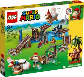 Super Mario - Diddy Kong's Mine Cart Ride Expansion Set 71425 (1157 Pieces)