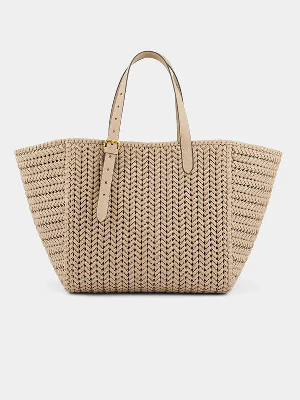 The Neeson Square Tote in Light Nude