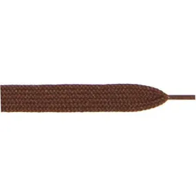 Thick Flat 3/4 - Brown (12 Pair Pack) Shoelaces