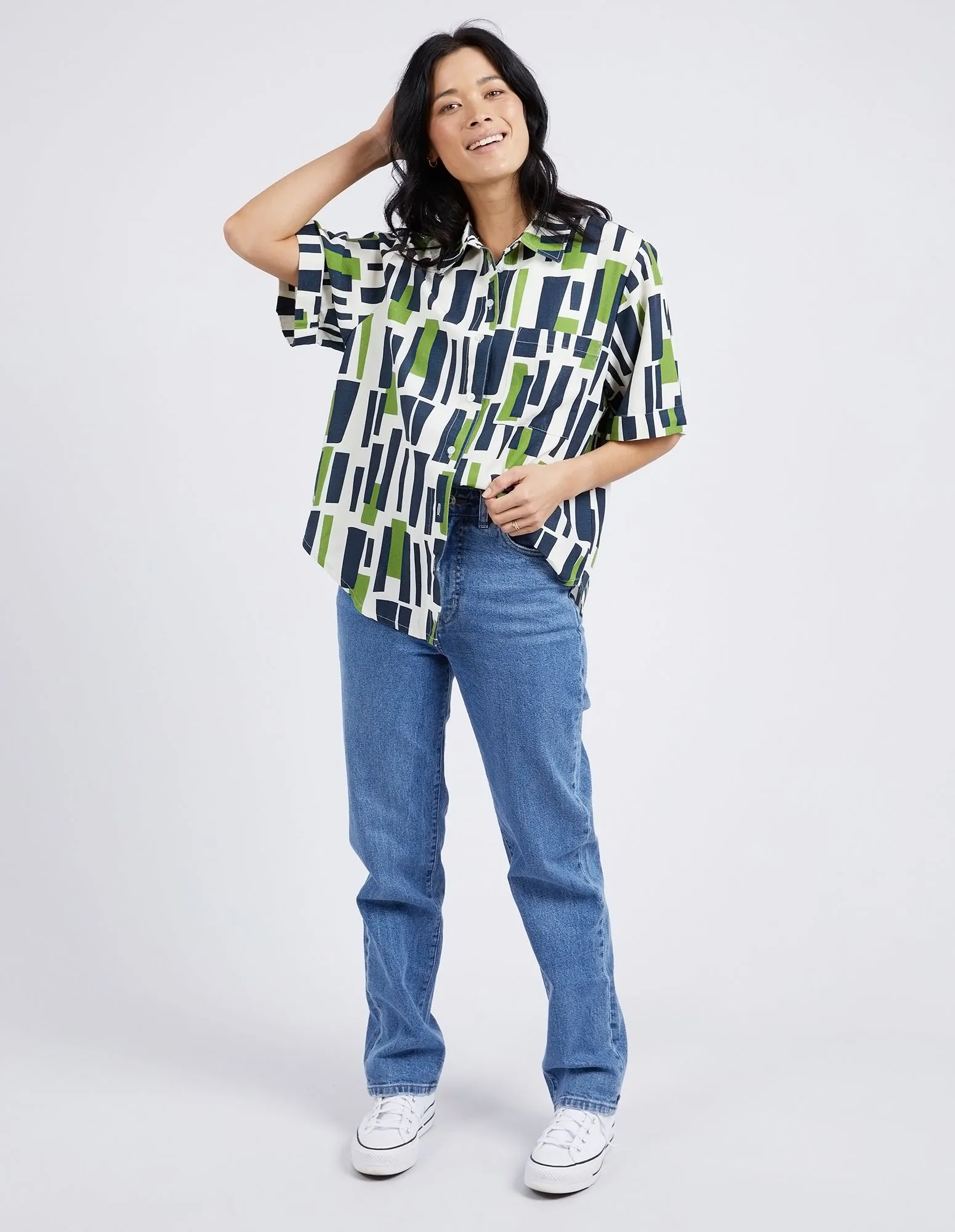 Valley Geo Print Shirt