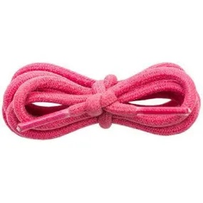 Waxed Cotton 3/16 Round Laces - Pink (2 Pair Pack) Shoelaces