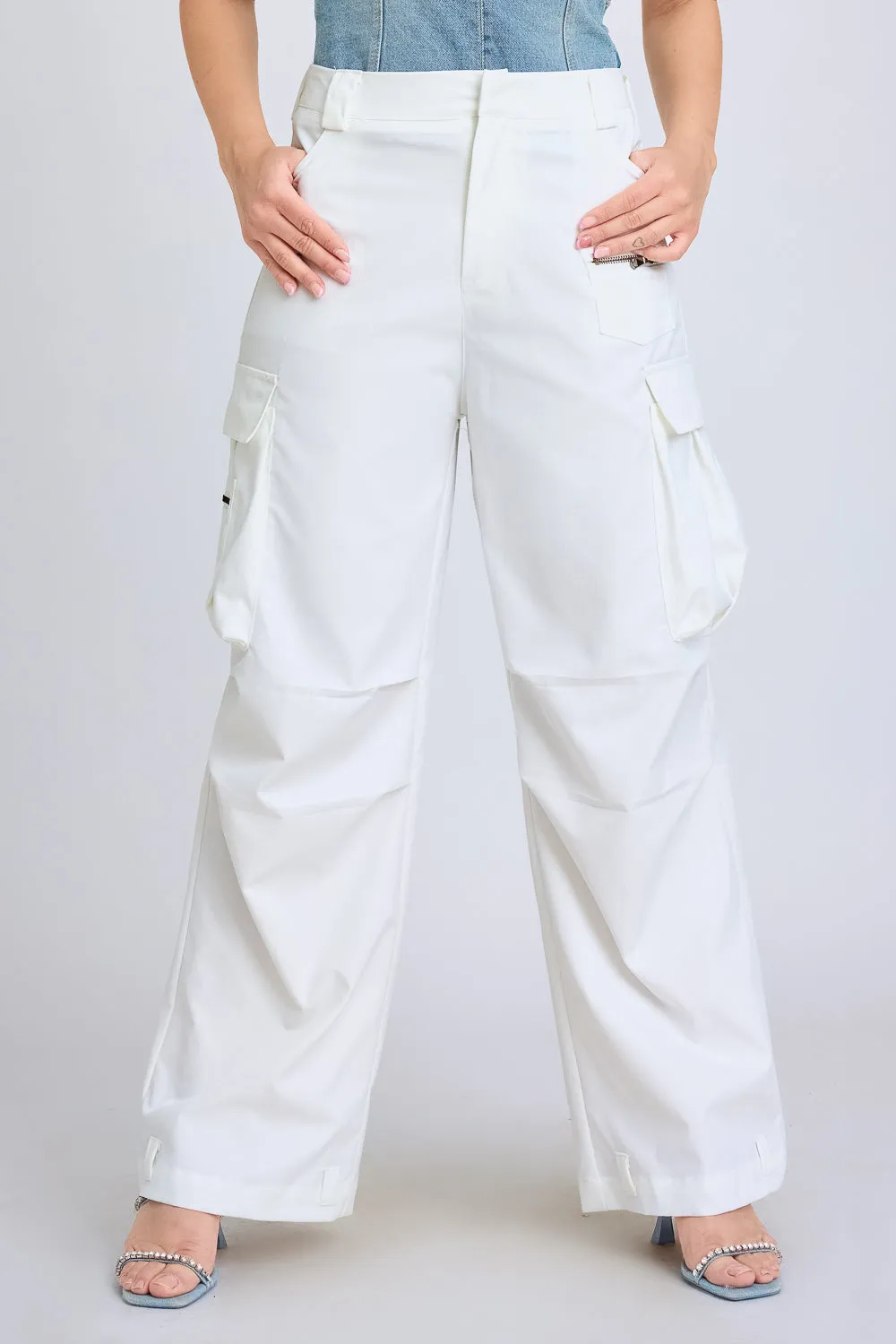 White Urban Cut Cargos