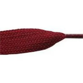 Wide 3/4 Laces - Burgundy (1 Pair Pack) Shoelaces